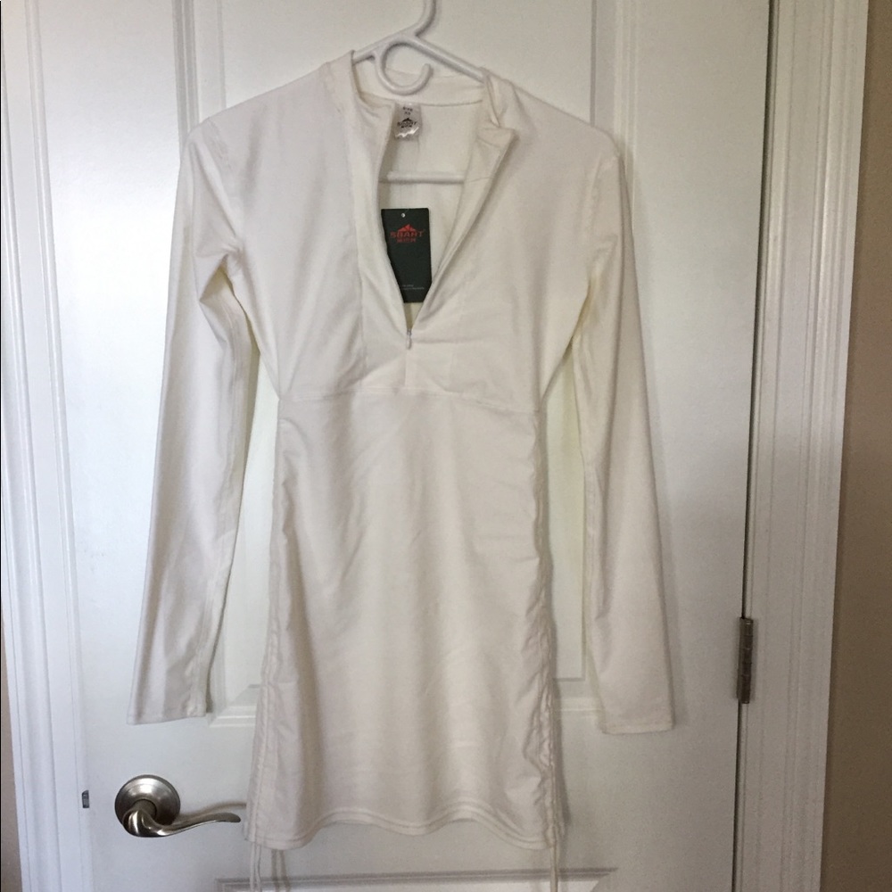 NWT SBART XS Rash guard in white UV Protection